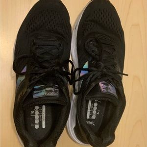 👟 Women’s Black Diadora Size 9 Tennis Shoes, Blu Shield D5000, Speed 3!!👟